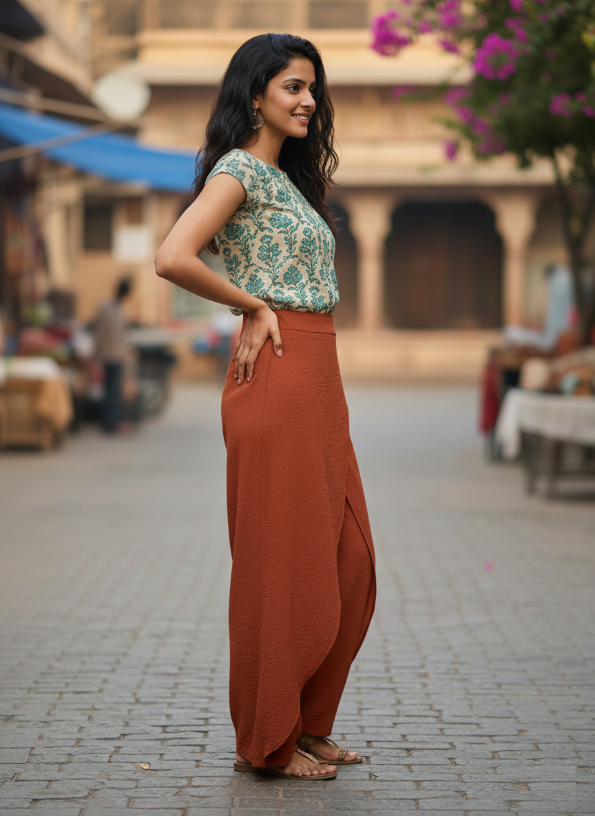 Women's Loose Fit Wrap Pants