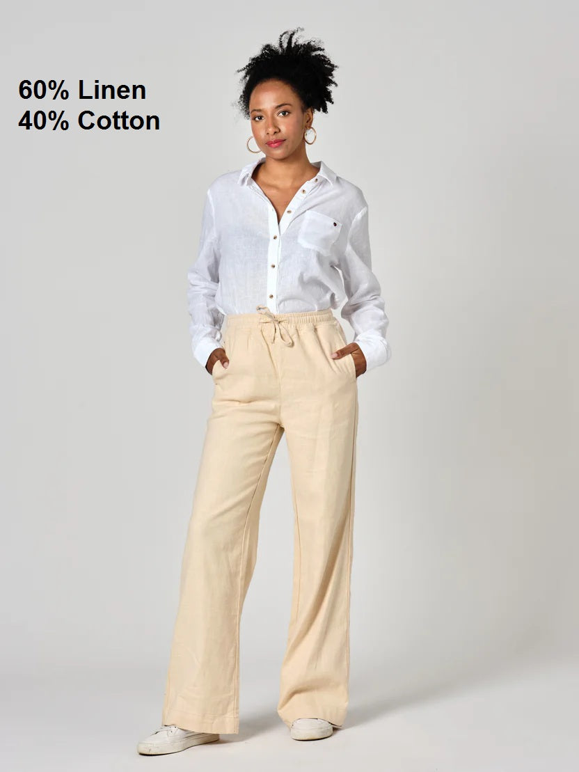 High-Waisted-Flared pants