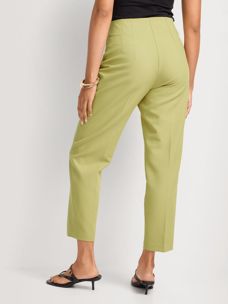 Tapered Darted High Waist Pants